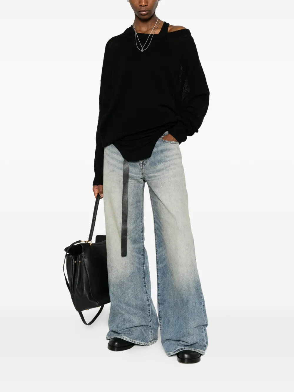 Balenciaga Ruimvallende trui Zwart
