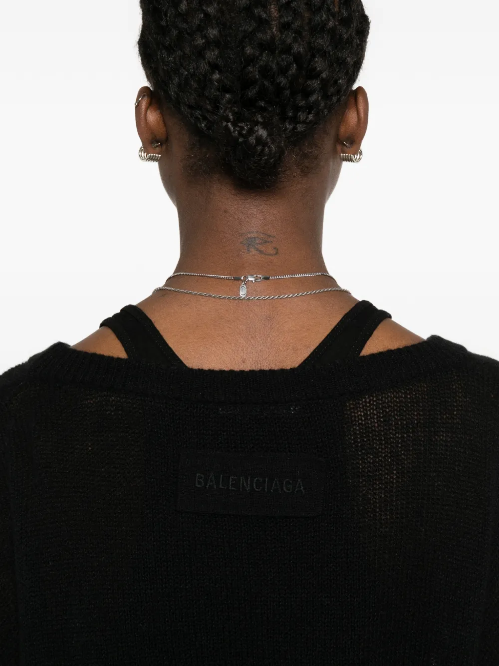 Balenciaga Ruimvallende trui Zwart