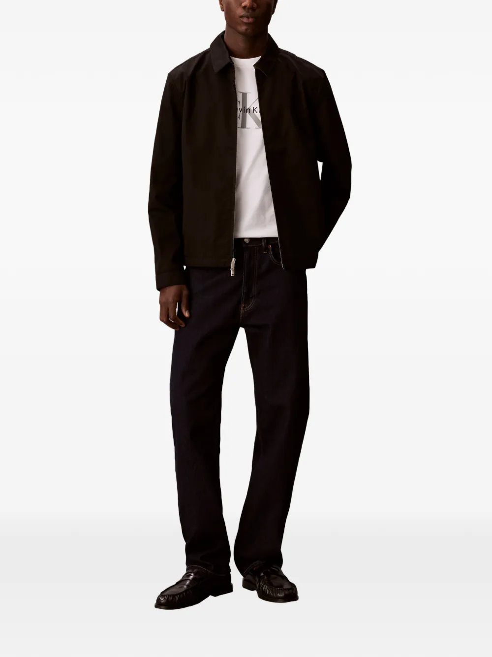 Calvin Klein ジップアップ シャツジャケット | シャツジャケット