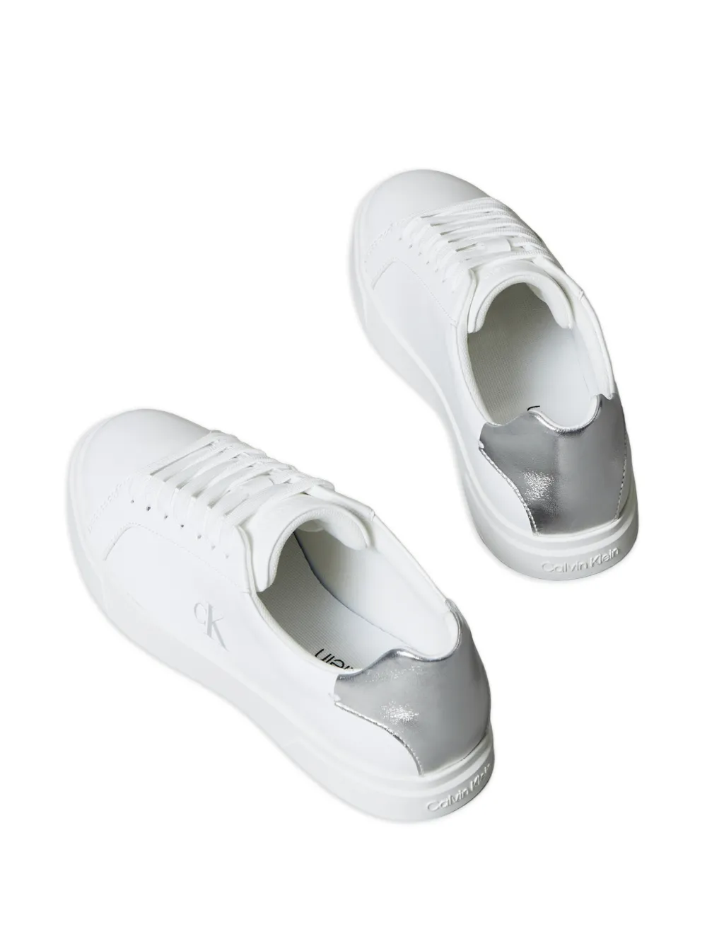 Calvin Klein logo sneakers Wit
