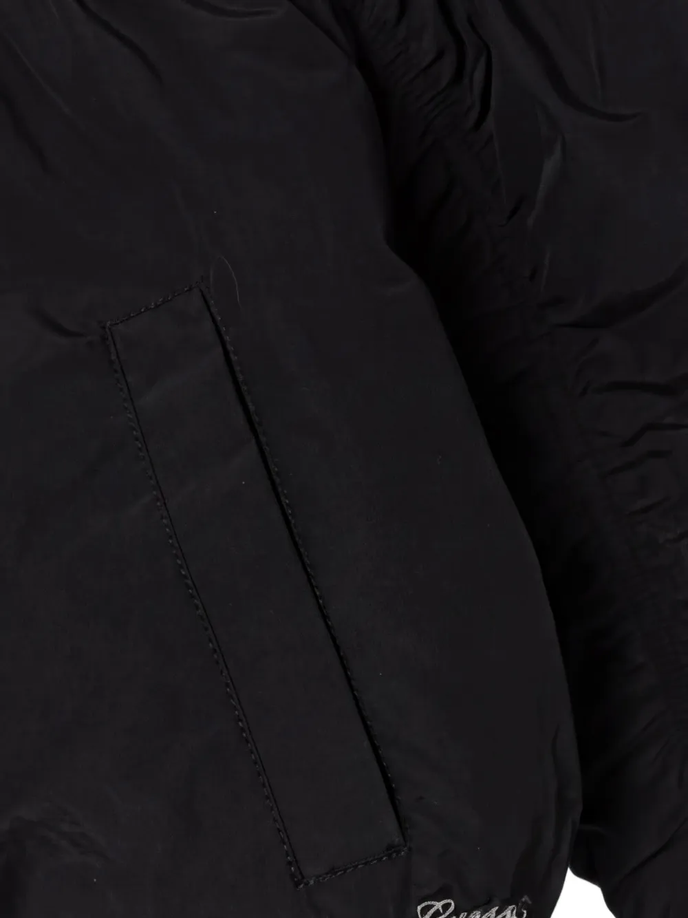  Guess Kids Button-front Bomber Jacket - Negro 