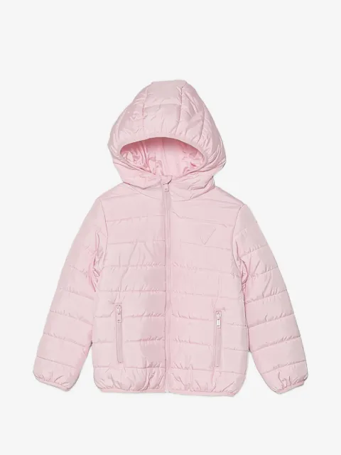 guess kids hooded padded jacket