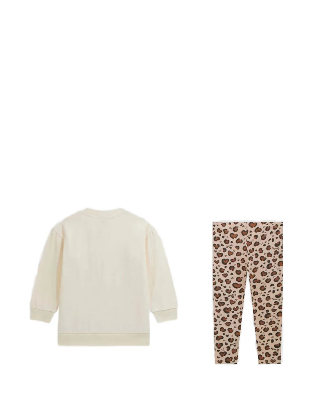 guess kids Legging met print Beige