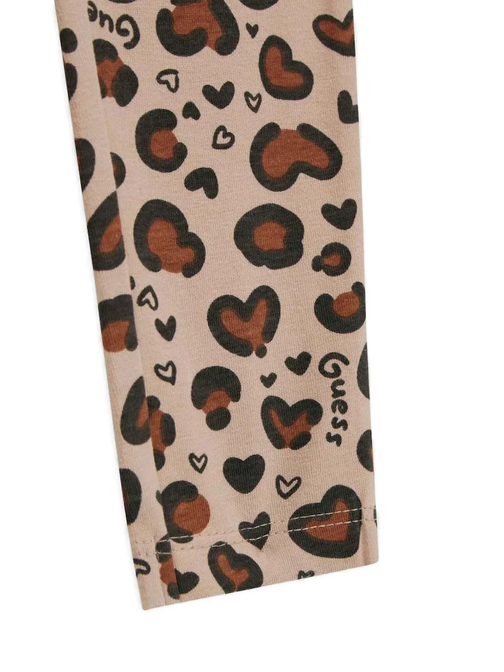 guess kids Legging met print Beige