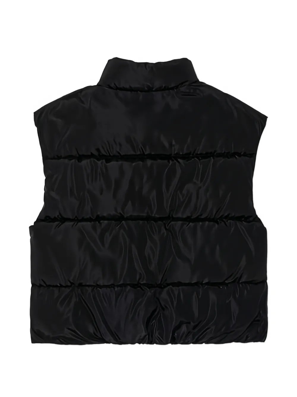 guess kids Bodywarmer met logo en rits Zwart