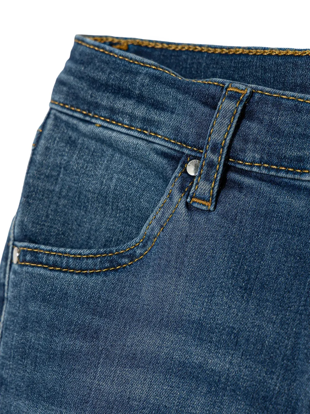 guess kids washed flared jeans Blauw