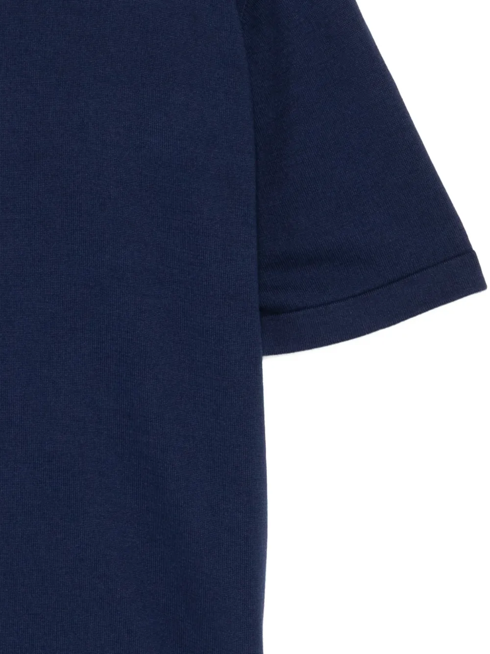 John Smedley Tindall T-shirt Blauw