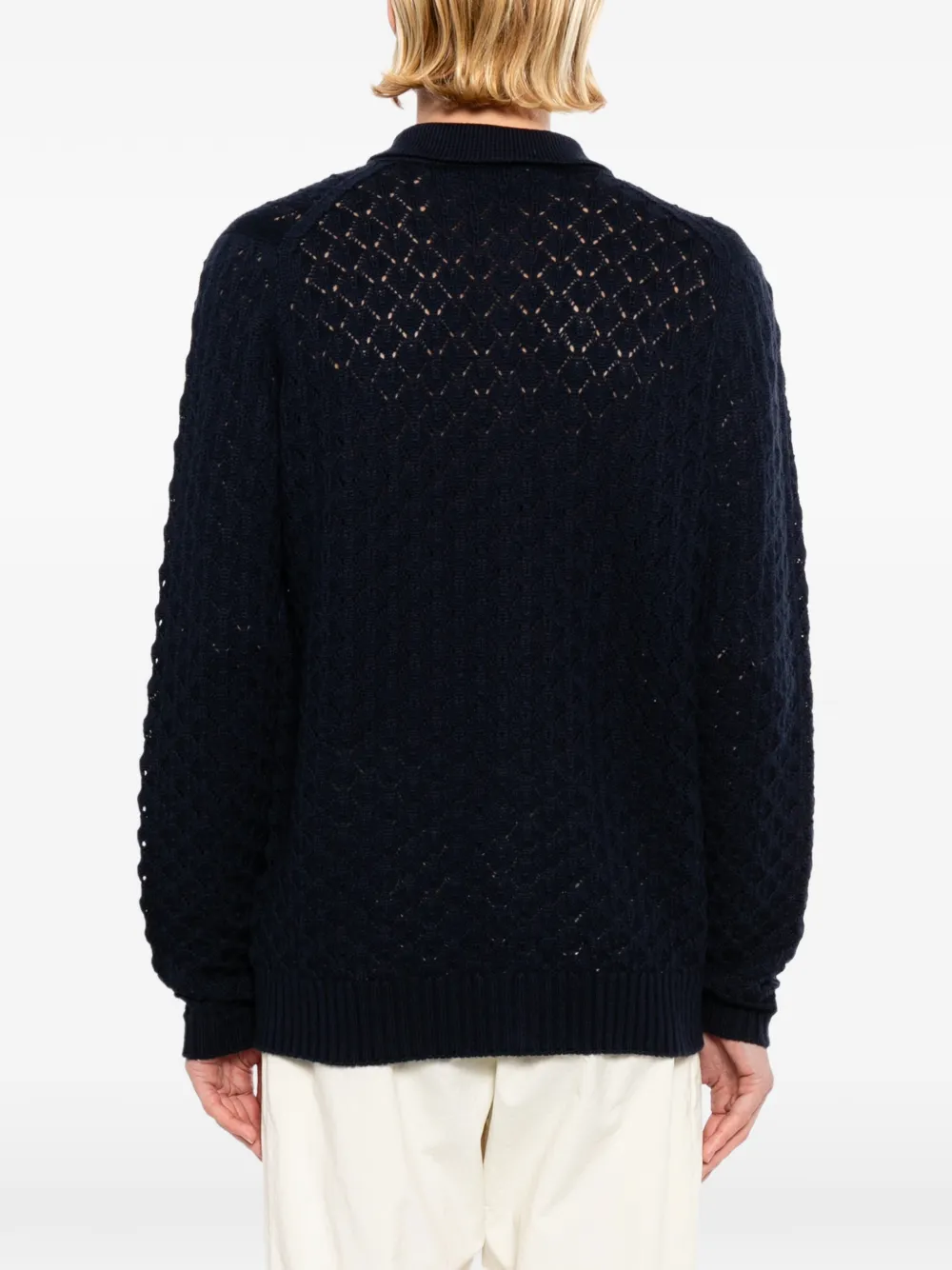 John Smedley Winster overhemd Blauw