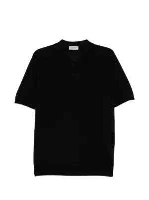 JOHN SMEDLEY × LECHOPPE ISIS John Smedley Playera Tipo Polo Isis | Negro | FARFETCH PE