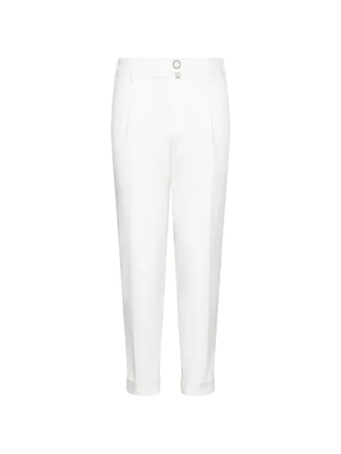 Jacob Cohën pressed-crease turn-up trousers