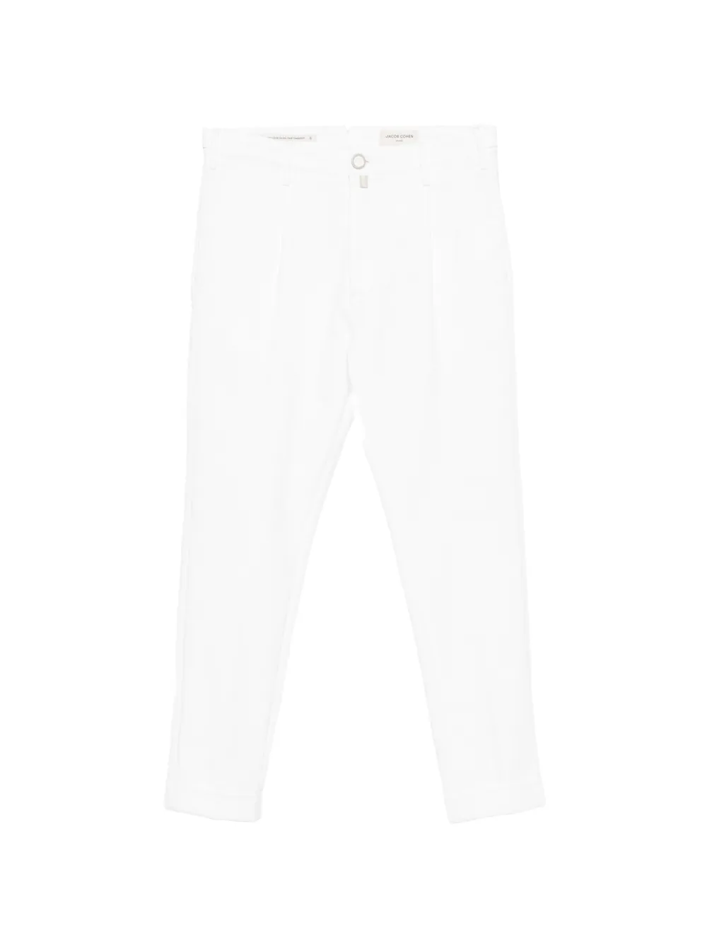 Jacob Cohën Pantaloni con pieghe - Bianco