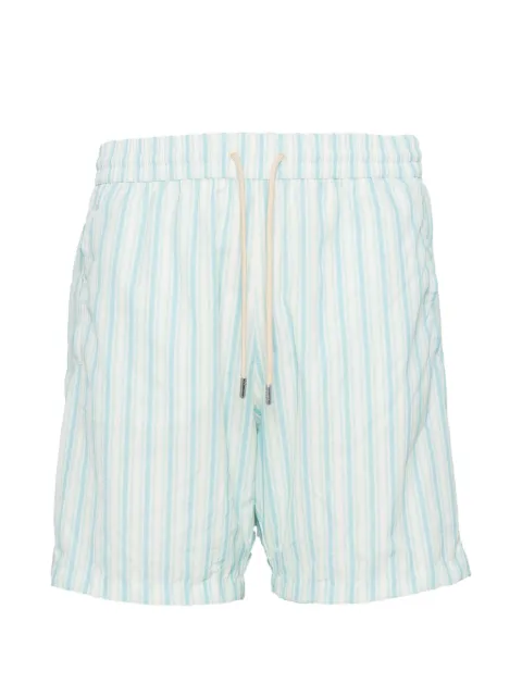 Jacob Cohën striped drawstring swim shorts