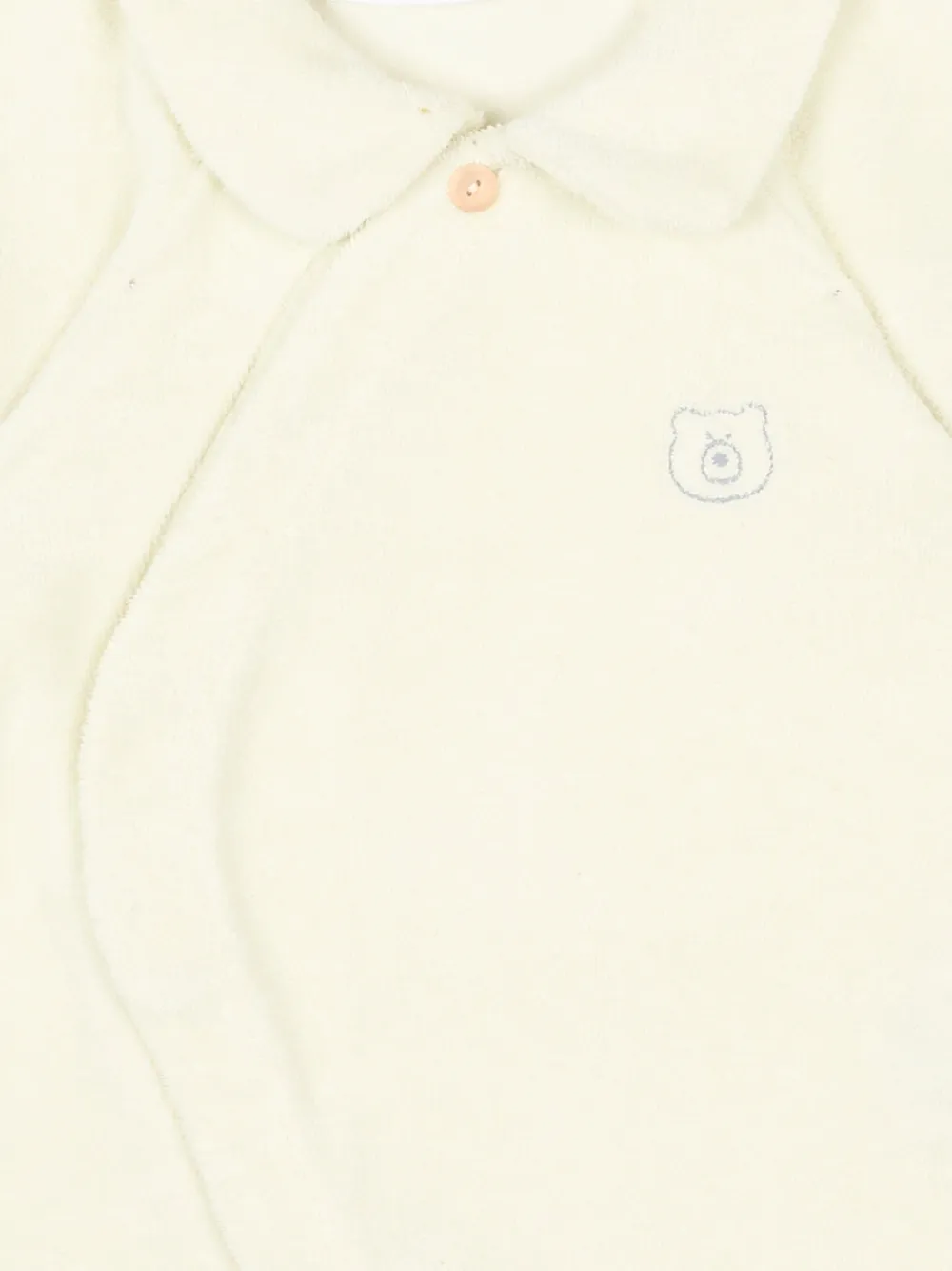  Bamboom Bear-detail Romper - Neutrals 