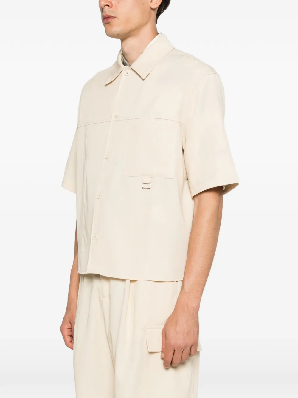  Imperial Patch-pocket Short-sleeve Shirt - Neutrals 