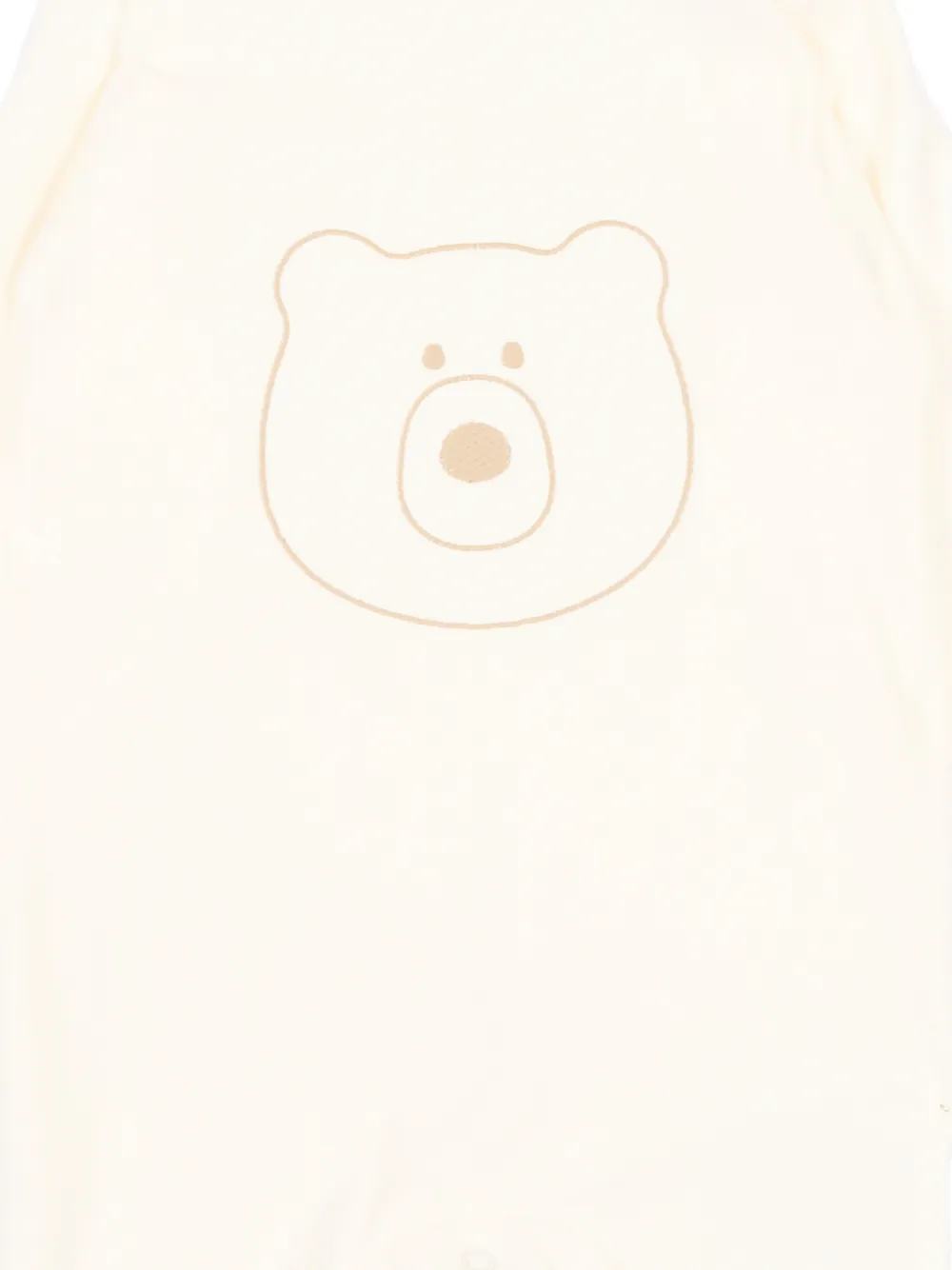  Bamboom Bear-print Babygrow - Neutrals 