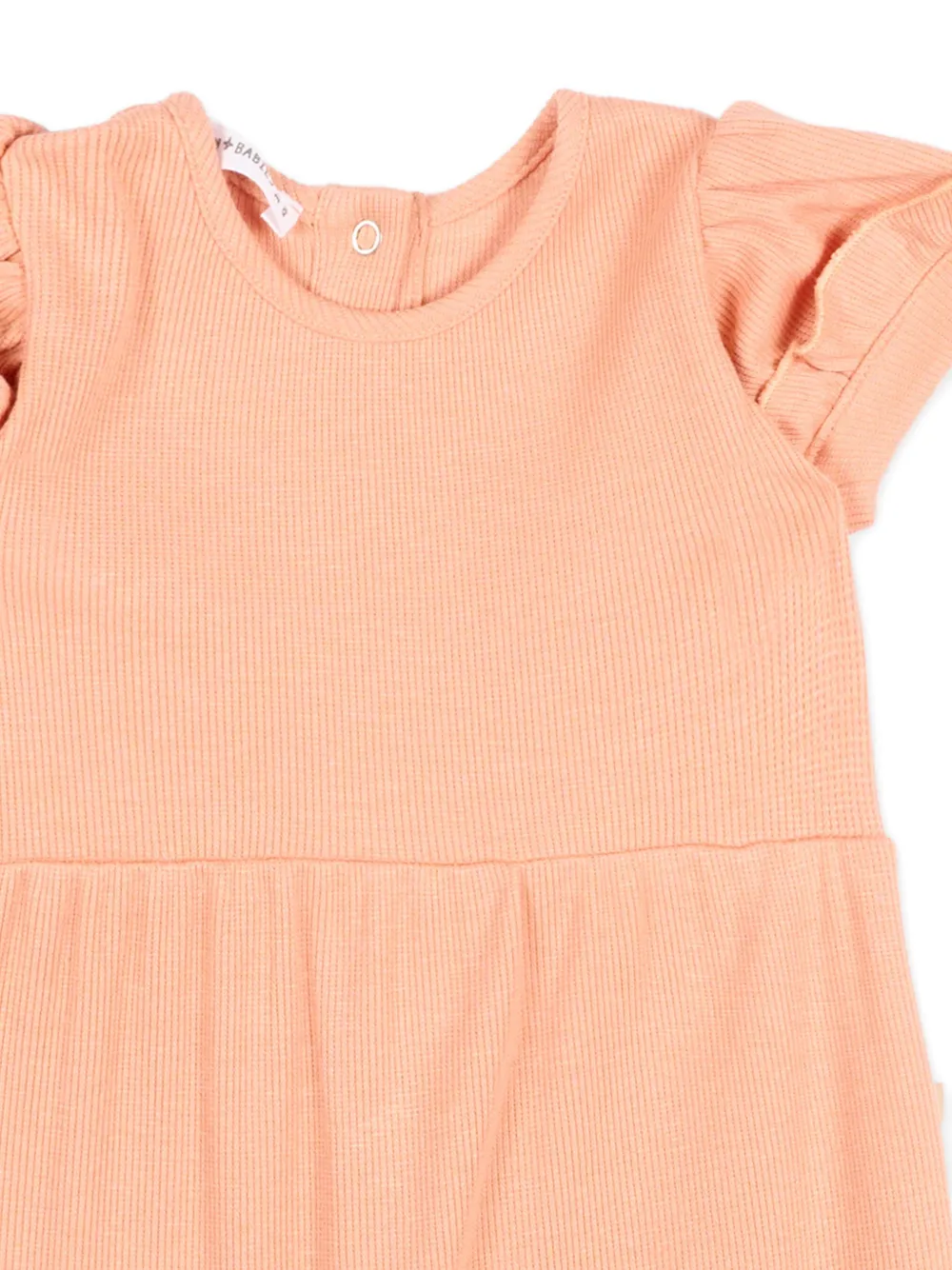  Bamboom Ruffled Romper - Orange 