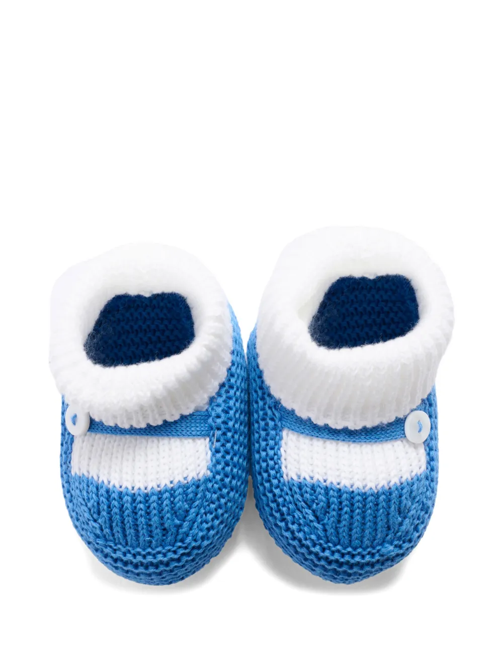 Little Bear Slofjes met knopen Blauw