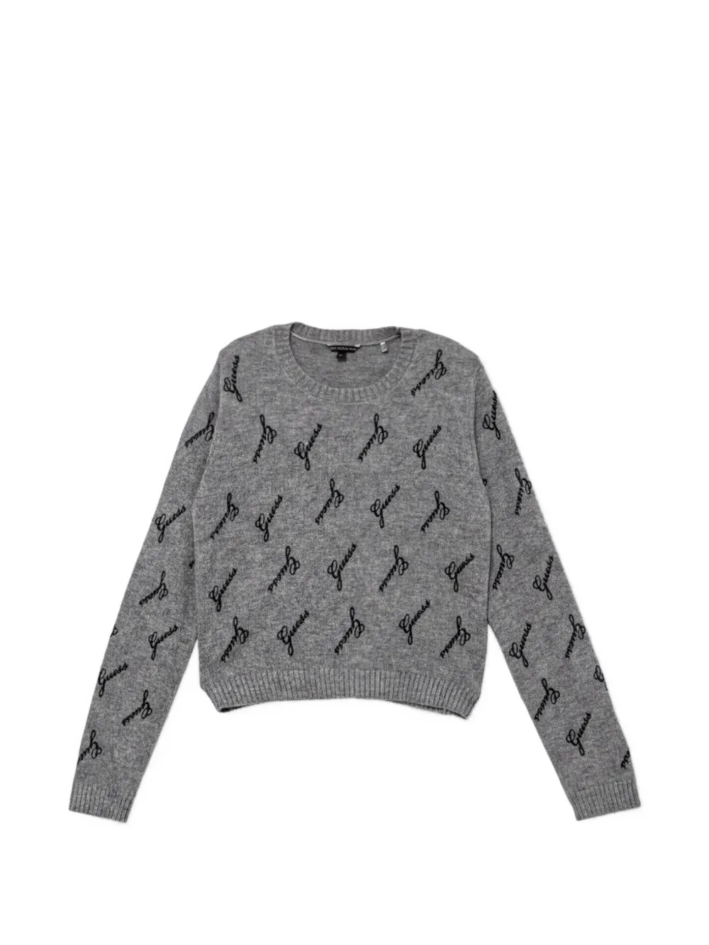 guess kids Pullover mit Rundhalsausschnitt - Grau
