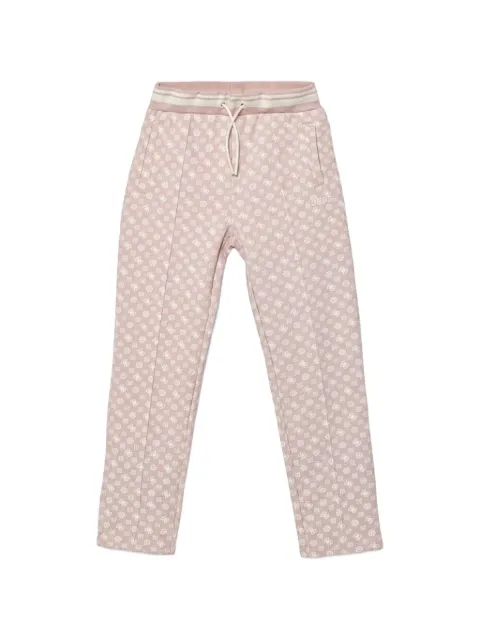 guess kids drawstring-fastening track pants