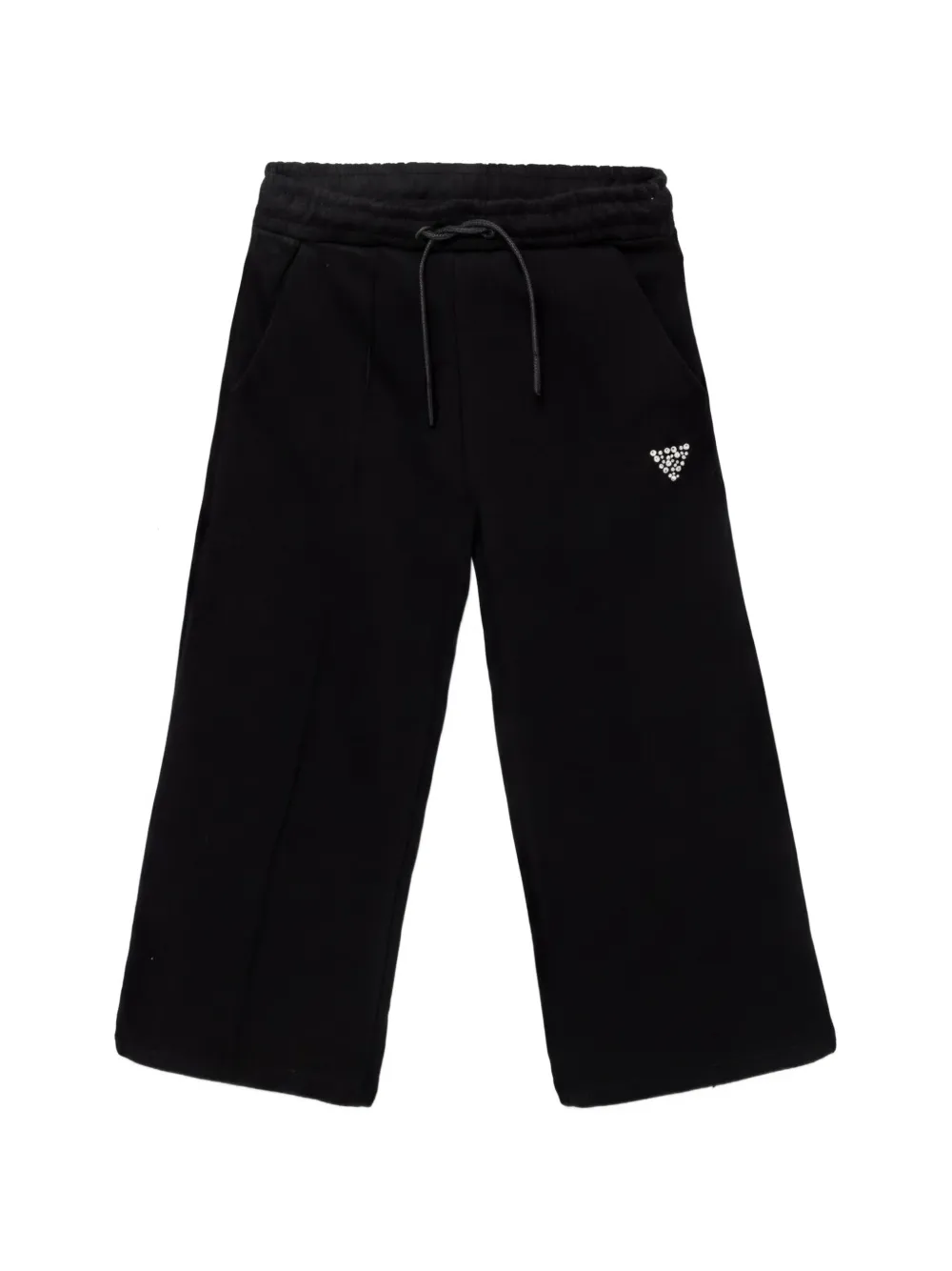 guess kids drawstring-fastening track pants - Schwarz