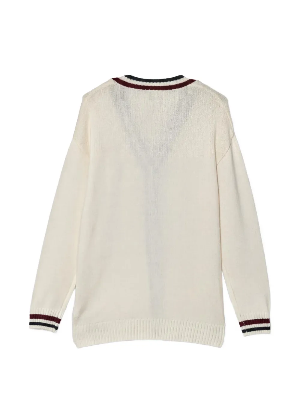 guess kids Vest met V-hals en knopen Beige