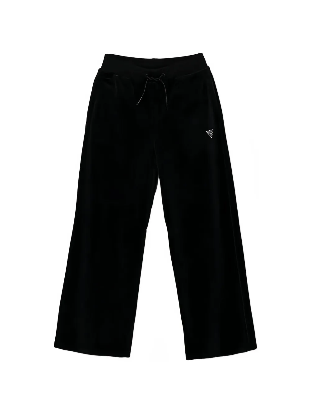 Guess Kids' 로고 디테일 팬츠 In Black