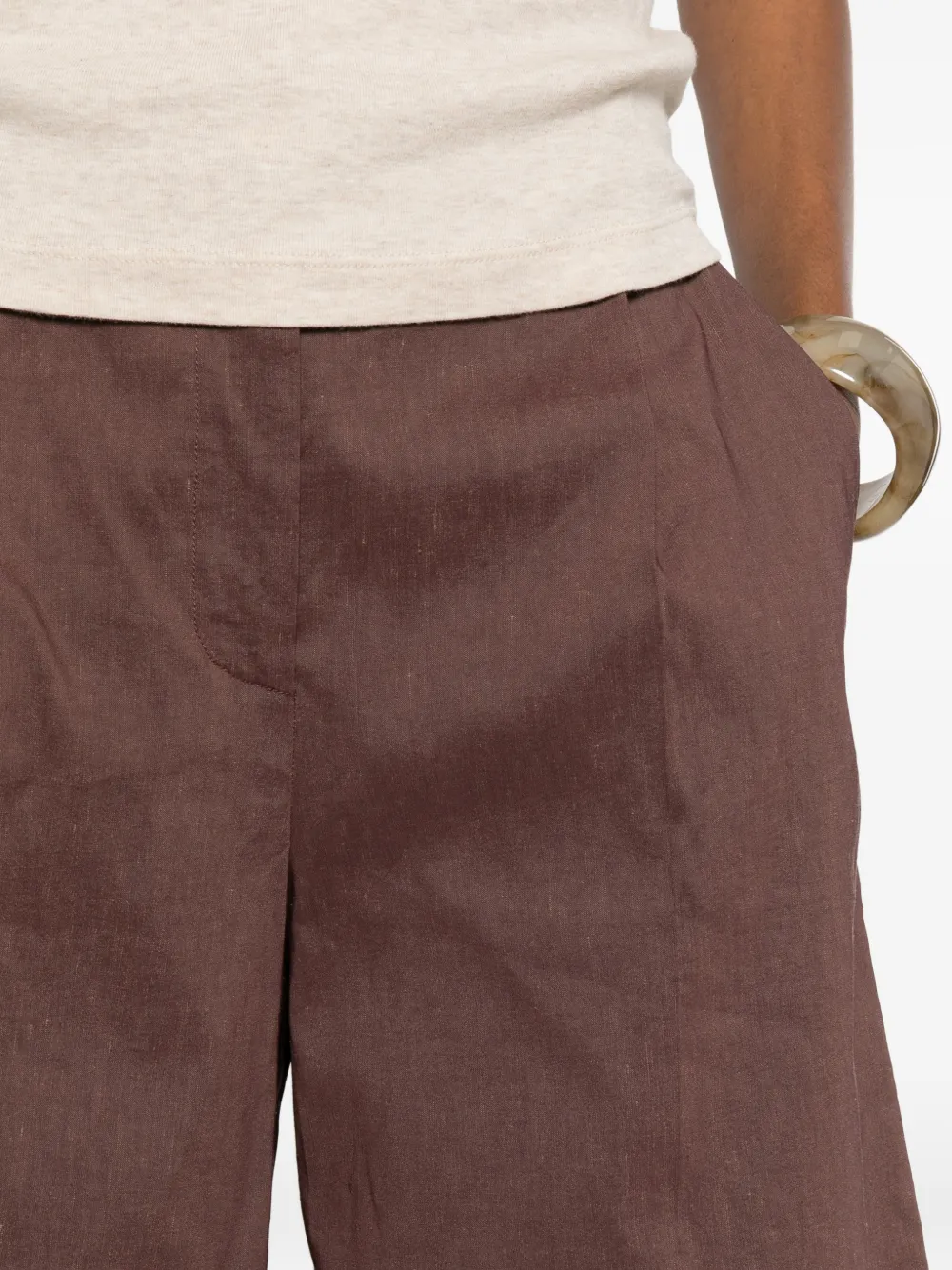 PINKO Formele shorts Bruin