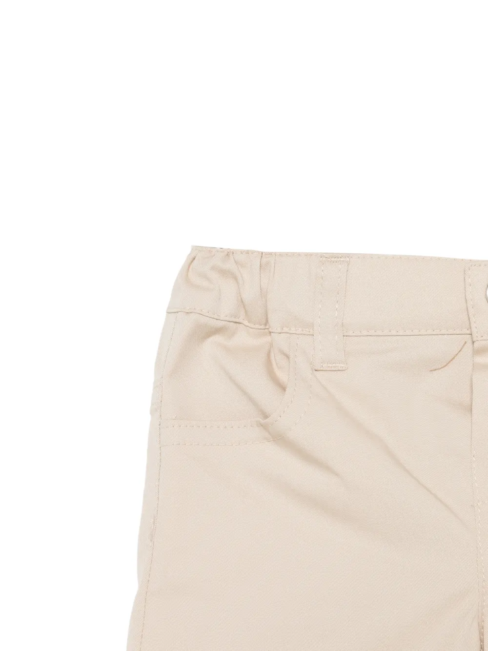  Fay Kids Elasticated-waistband Shorts - Neutrals 