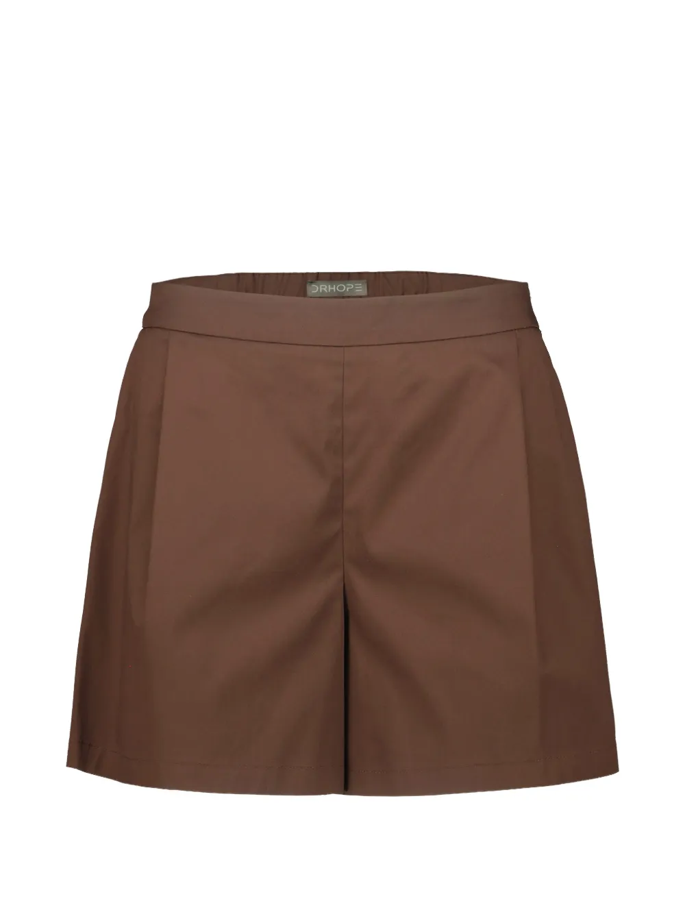 DRHOPE pleated shorts - Brown