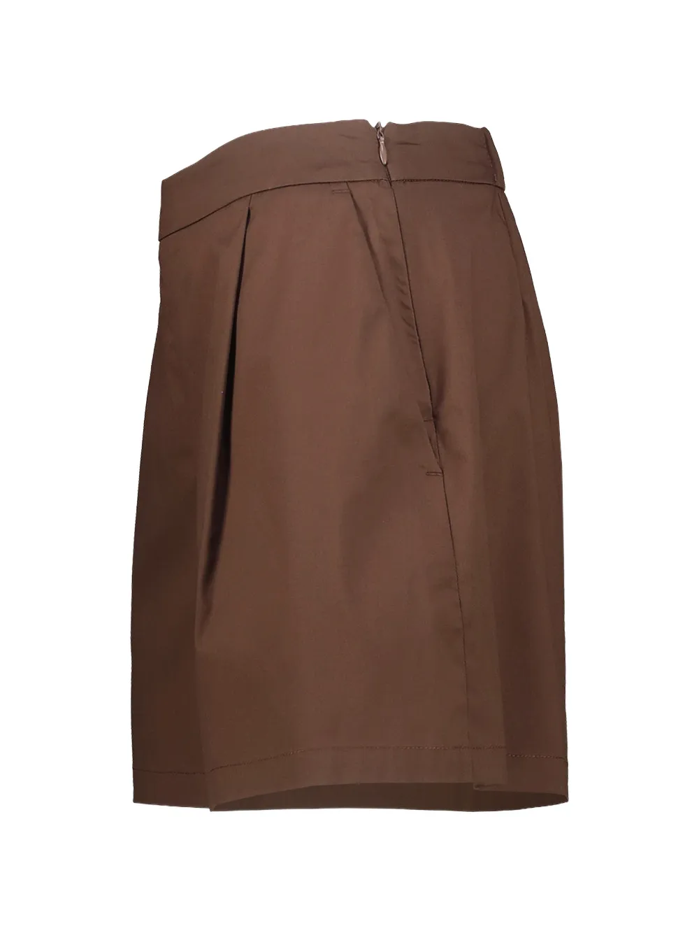  Drhope Pleated Shorts - Brown 
