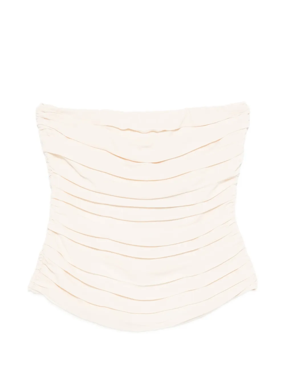 HERSKIND Ringo ruched top - Toni neutri