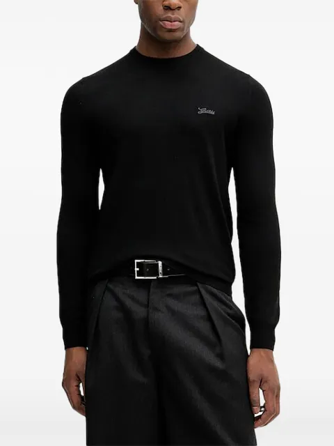 GUESS USA Daniel logo-detail long-sleeve sweater