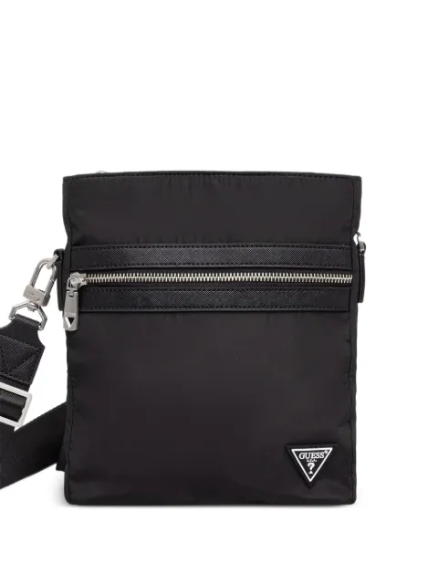 GUESS USA Berlin triangle-logo messenger bag
