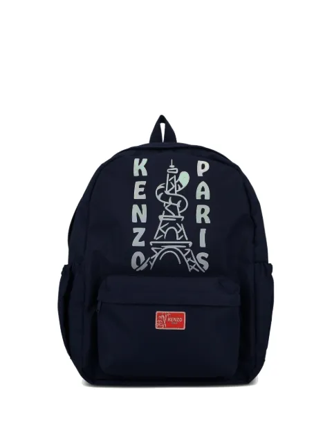 Kenzo Kids mochila Garden con logo estampado