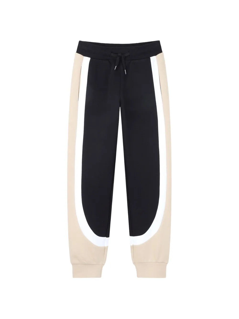 BOSS Kidswear Trainingspak met colourblocking Zwart
