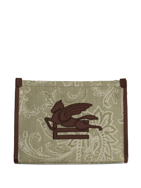ETRO paisley-print clutch bag