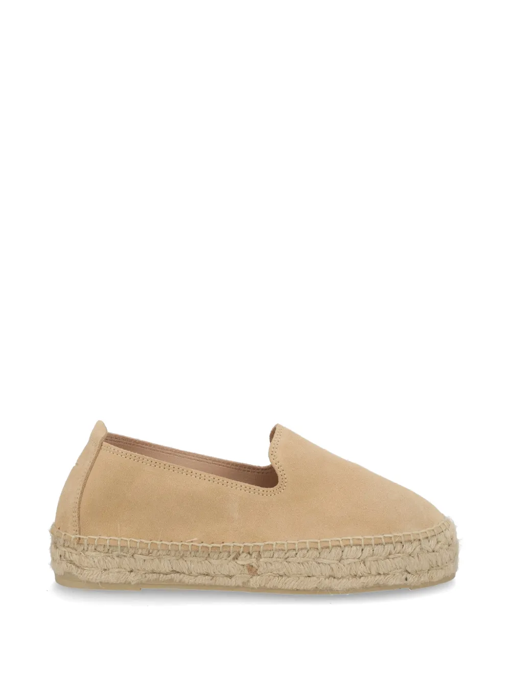 Manebi suede flat espadrilles Beige