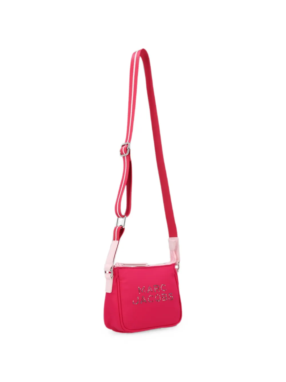 Marc Jacobs Kids Schoudertas met kristallen en logo Roze