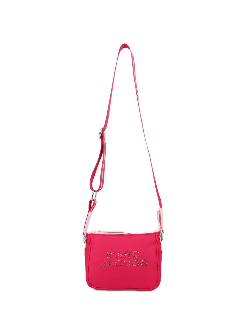 Marc Jacobs Kids crystal-logo shoulder bag - Rosa