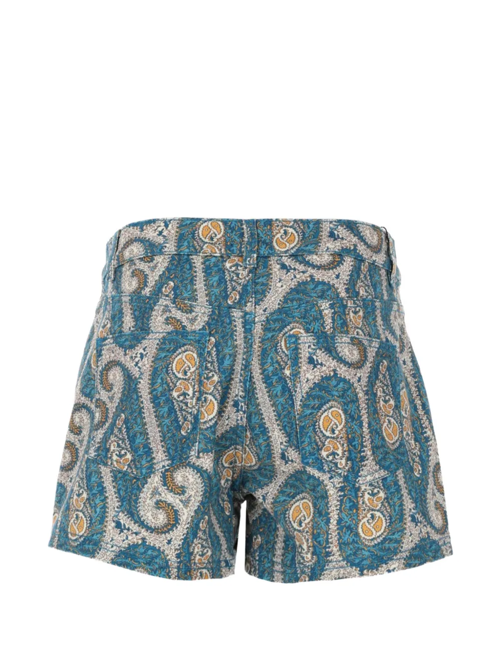 ETRO Shorts met paisley-print Blauw
