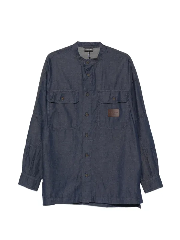 Emporio Armani Button Shirt in Blue