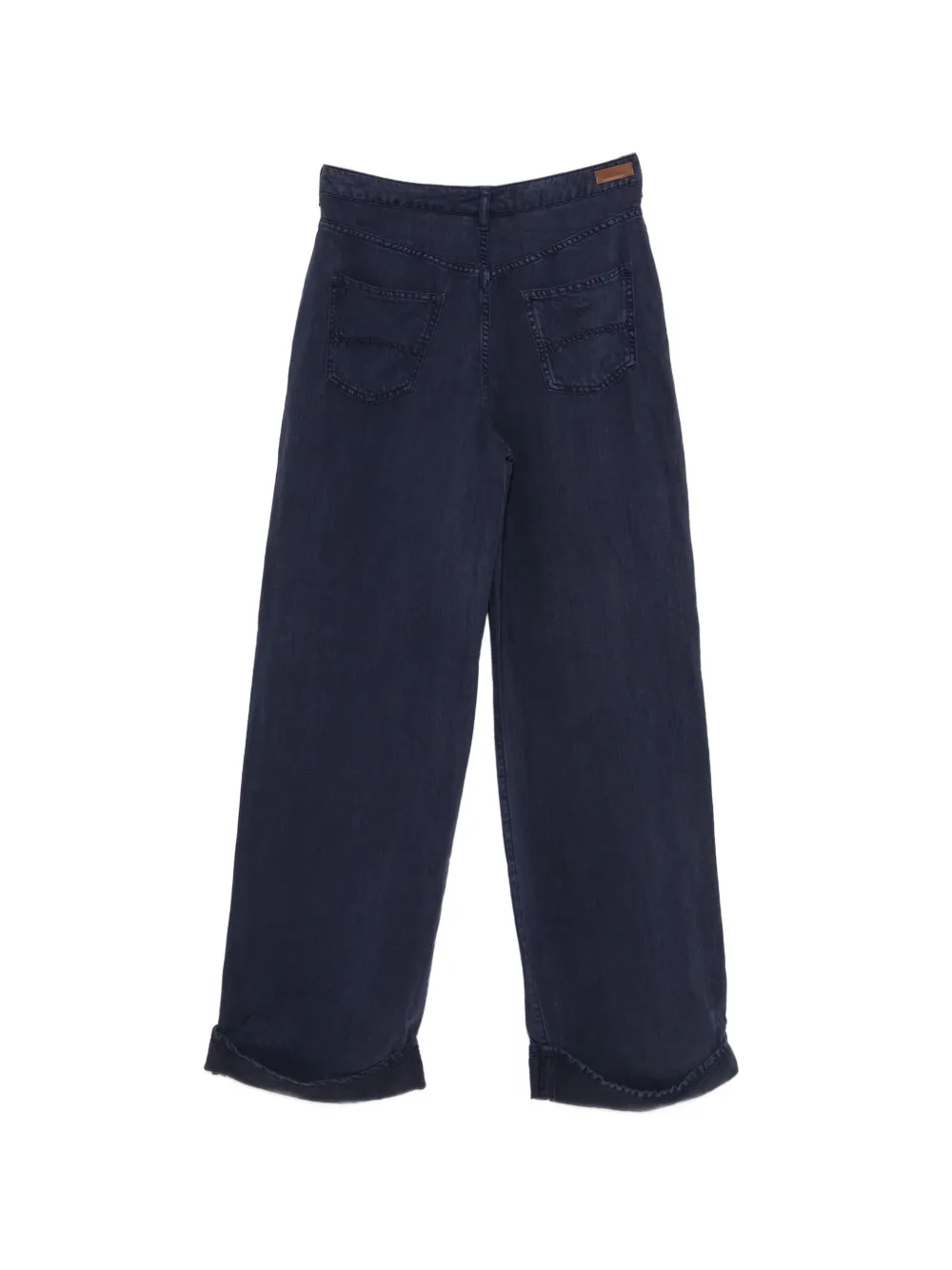 Emporio Armani J8B jeans met cuffs Blauw