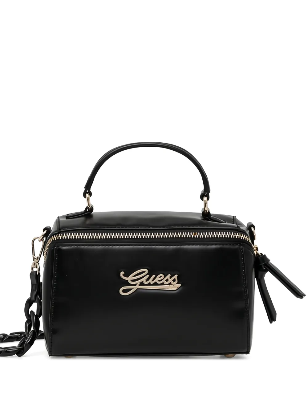 guess kids logo tote bag - Nero