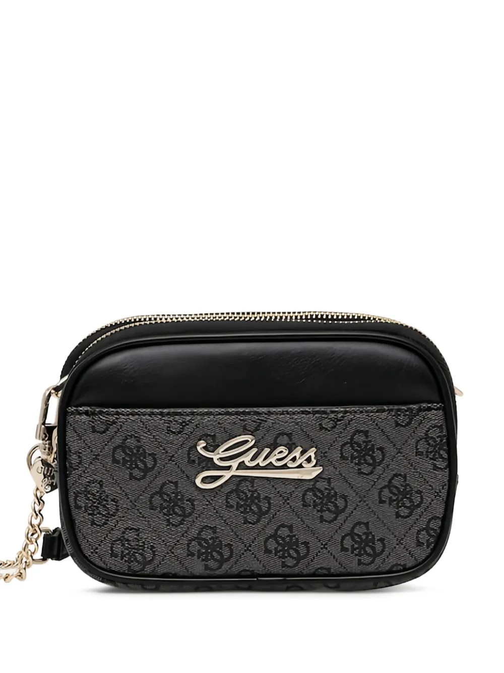 guess kids monogram chain bag - Nero