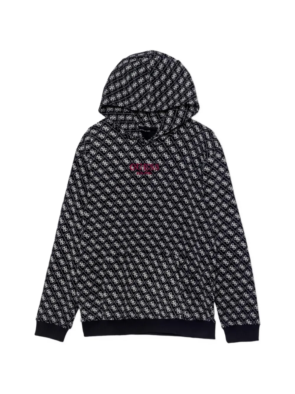 guess kids patterned hoodie - Blu