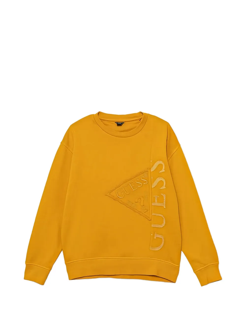 Guess Kids' Triangle-motif Sweatshirt In Orange