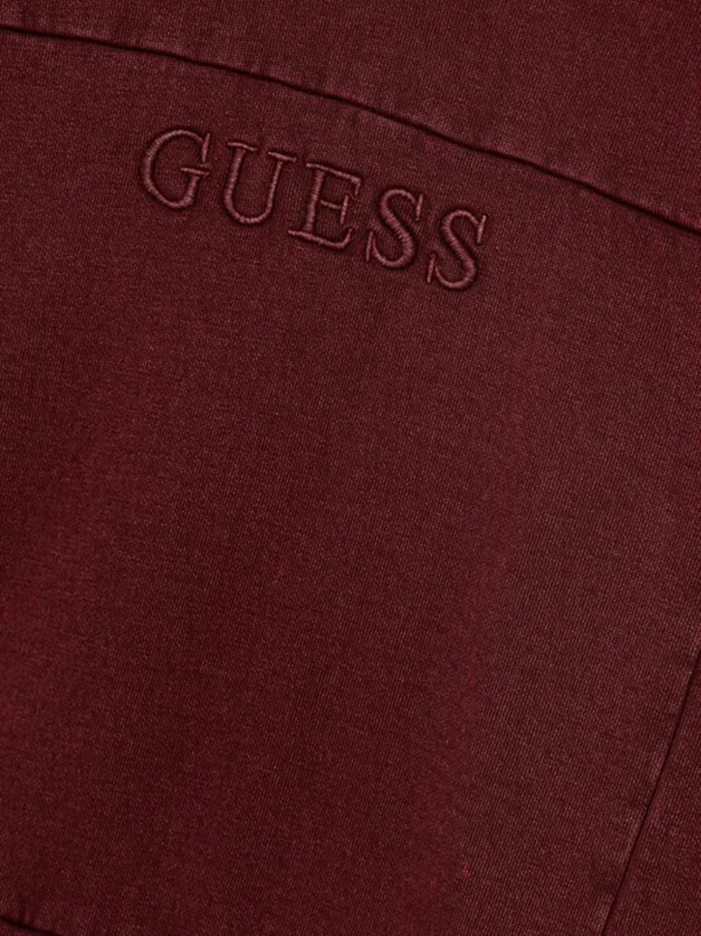 guess kids Hoodie met borduurwerk Rood