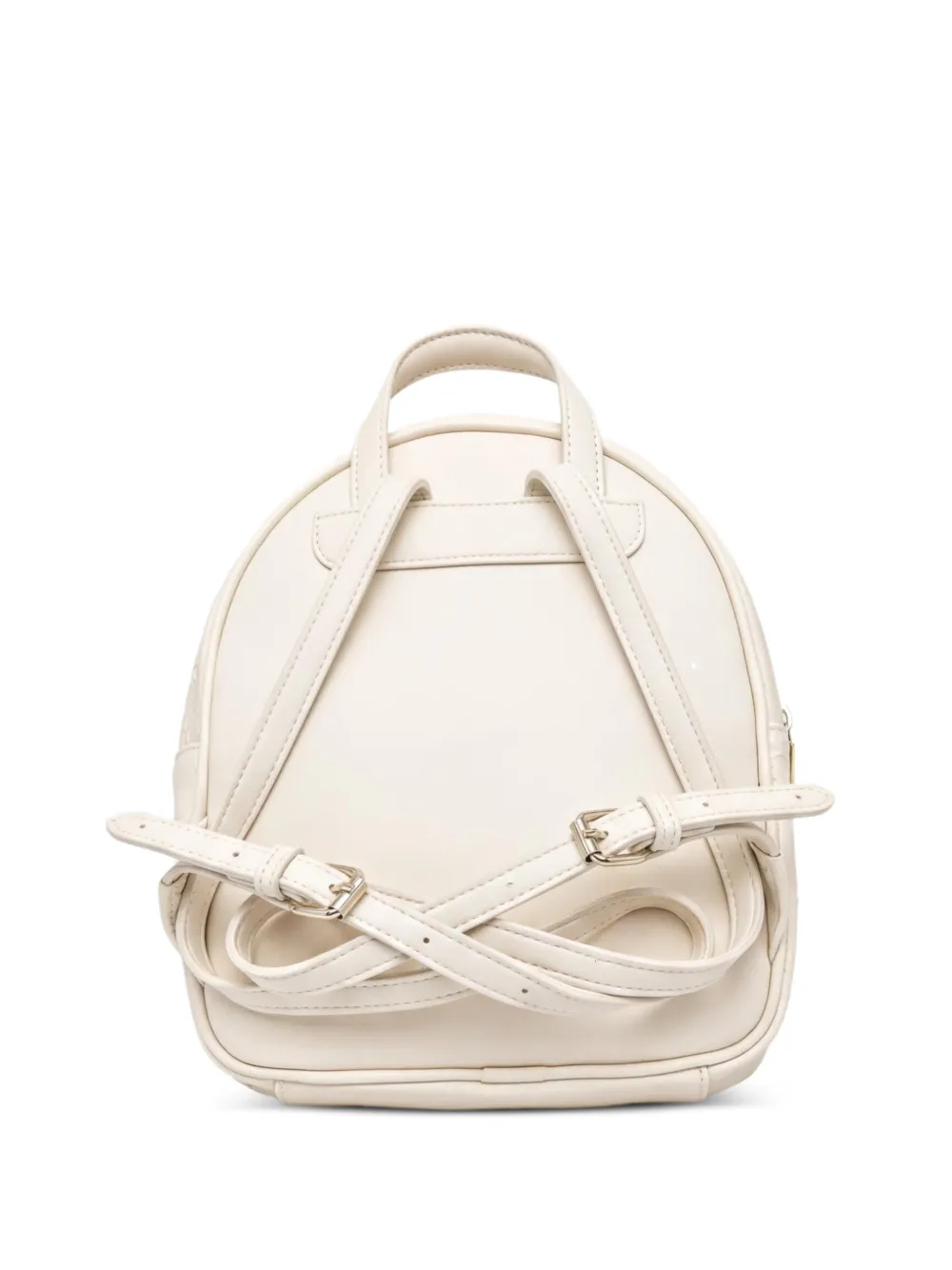 guess kids logo-embossed backpack - Toni neutri
