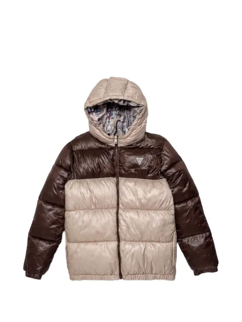 guess kids hooded padded jacket