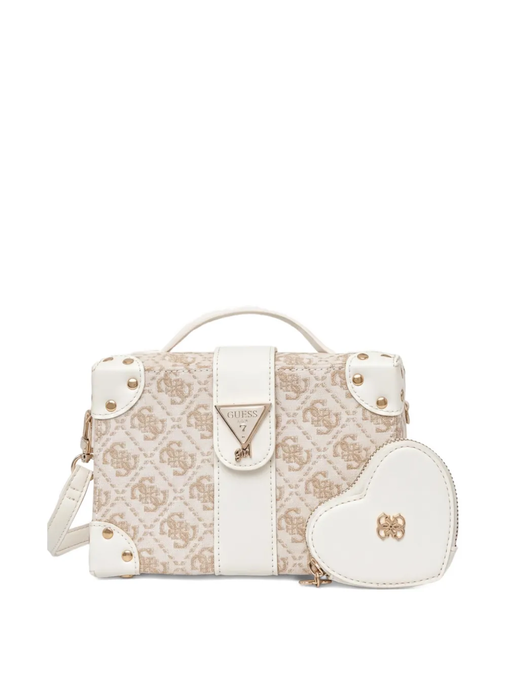 guess kids Borsa a spalla con logo - Toni neutri